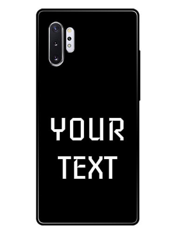 Custom Galaxy Note 10 Plus Your Name on Glass Phone Case