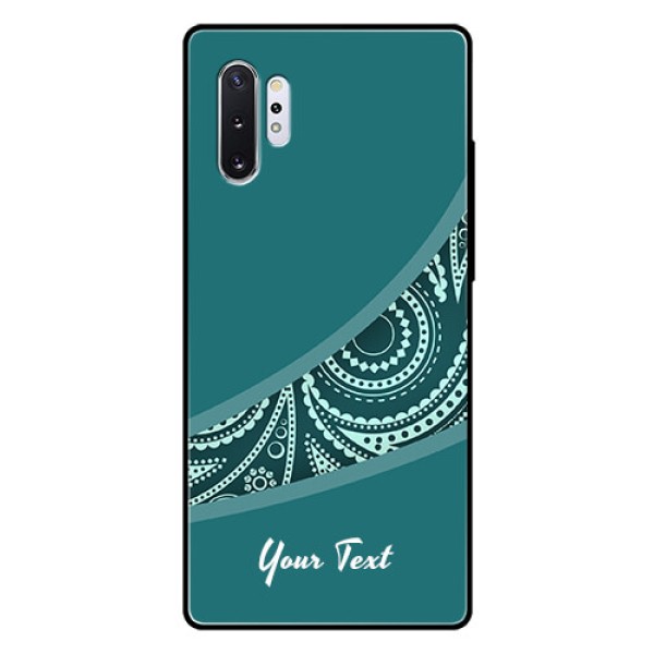 Galaxy Note 10 Plus Photo Printing on Glass Case - semi visible floral Design Galaxy Note 10 Plus Photo Printing on Glass Case - semi visible floral Design