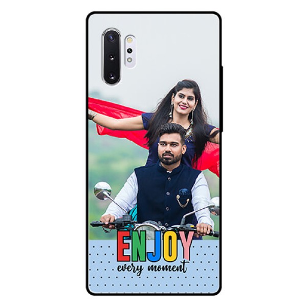 Galaxy Note 10 Plus Photo Printing on Glass Case - Enjoy Every Moment Design Galaxy Note 10 Plus Photo Printing on Glass Case - Enjoy Every Moment Design