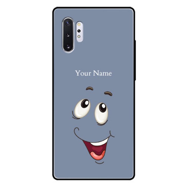 Galaxy Note 10 Plus Photo Printing on Glass Case - Laughing Cartoon Face Design Galaxy Note 10 Plus Photo Printing on Glass Case - Laughing Cartoon Face Design