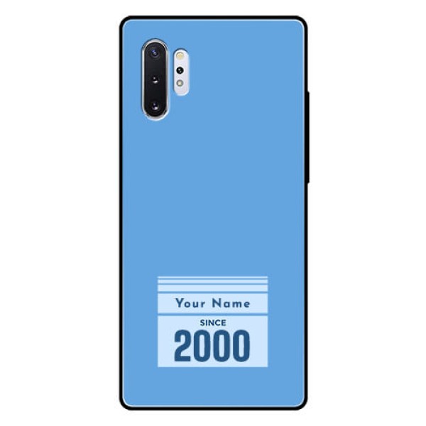 Galaxy Note 10 Plus Custom Glass Mobile Case - Custom Year of birth Design