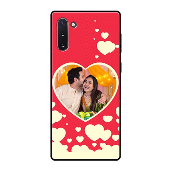 Galaxy Note 10 Custom Glass Mobile Case  - Love Symbols Phone Cover Design
