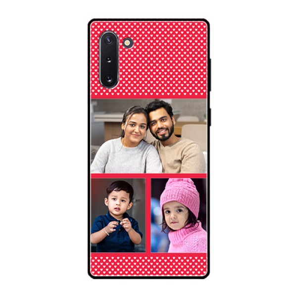 Galaxy Note 10 Personalized Glass Phone Case  - Bulk Pic Upload Design