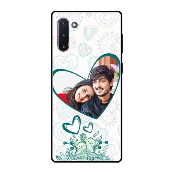 Galaxy Note 10 Photo Printing on Glass Case  - Premium Couple Design