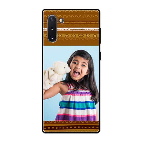 Galaxy Note 10 Custom Glass Phone Case  - Friends Picture Upload Design 
