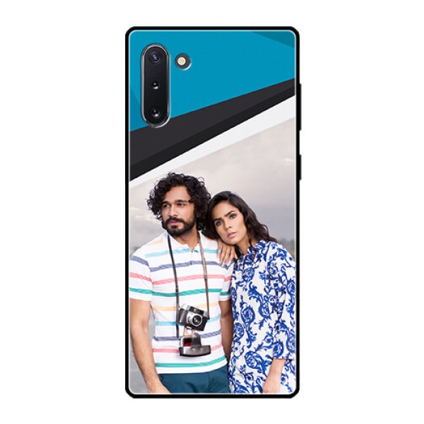 Galaxy Note 10 Photo Printing on Glass Case  - Simple Pattern Photo Upload Design