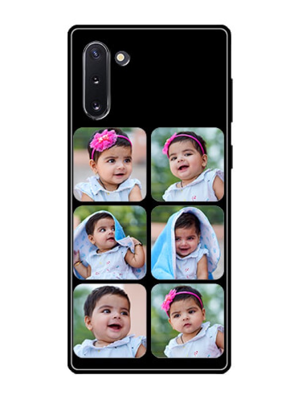 Custom Galaxy Note 10 Photo Printing on Glass Case  - Multiple Pictures Design
