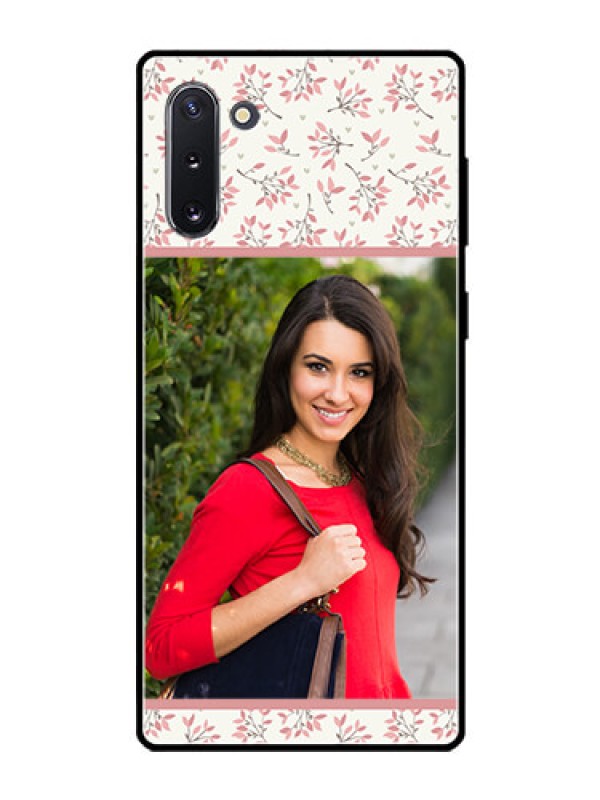 Custom Galaxy Note 10 Custom Glass Phone Case  - Premium Floral Design