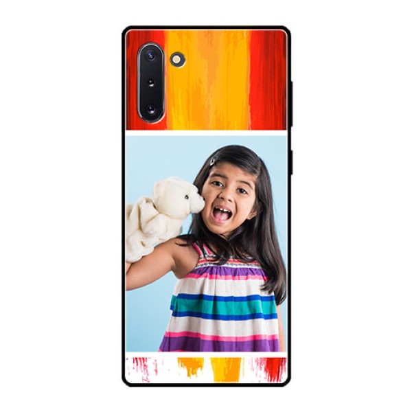 Galaxy Note 10 Personalized Glass Phone Case  - Multi Color Design