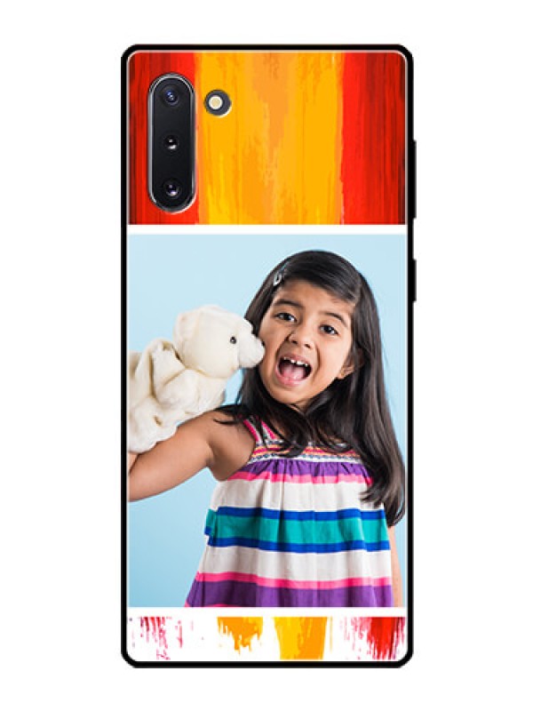 Custom Galaxy Note 10 Personalized Glass Phone Case  - Multi Color Design