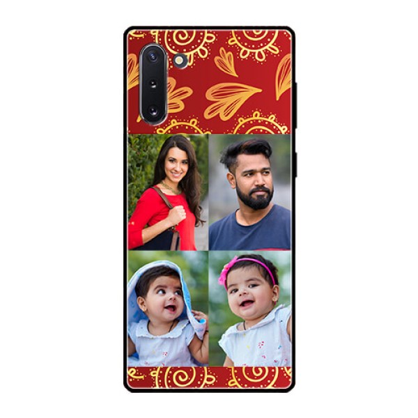 Galaxy Note 10 Photo Printing on Glass Case - 4 Image Traditional Design Galaxy Note 10 Photo Printing on Glass Case - 4 Image Traditional Design