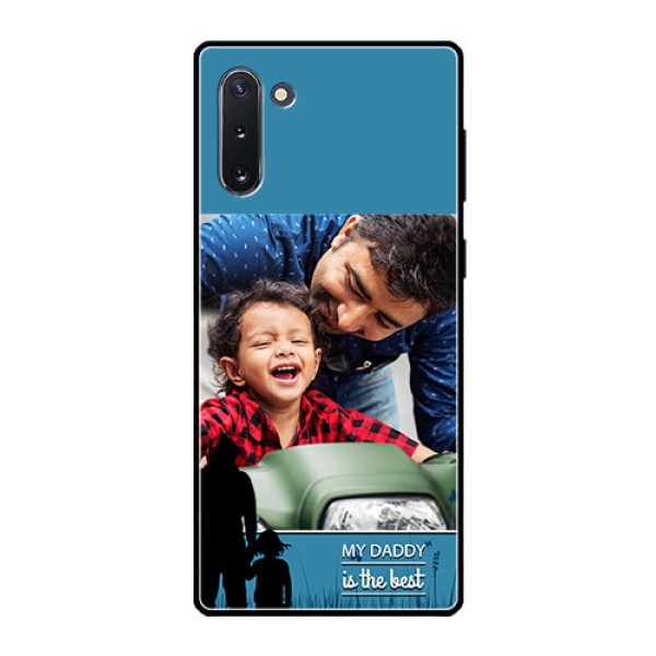 Galaxy Note 10 Custom Glass Mobile Case - Best dad design Galaxy Note 10 Custom Glass Mobile Case - Best dad design