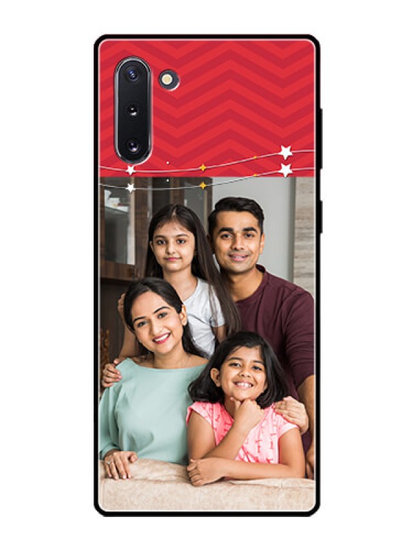 Custom Galaxy Note 10 Personalized Glass Phone Case  - Happy Family Design