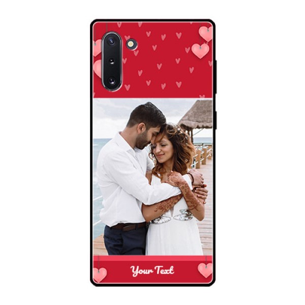 Galaxy Note 10 Custom Glass Phone Case  - Valentines Day Design