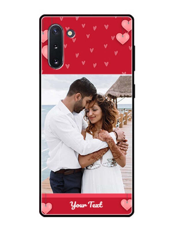 Custom Galaxy Note 10 Custom Glass Phone Case  - Valentines Day Design