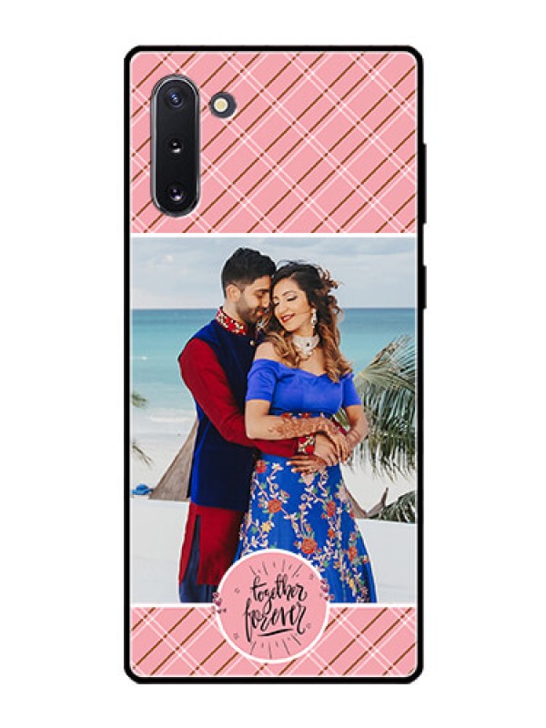 Custom Galaxy Note 10 Personalized Glass Phone Case  - Together Forever Design