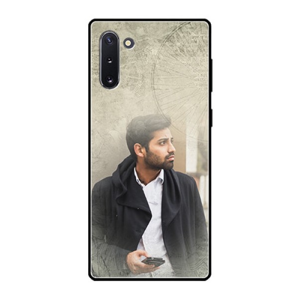 Galaxy Note 10 Custom Glass Phone Case - with vintage design Galaxy Note 10 Custom Glass Phone Case - with vintage design