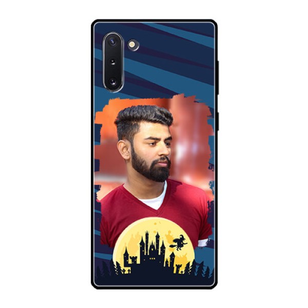 Galaxy Note 10 Photo Printing on Glass Case - Halloween Witch Design Galaxy Note 10 Photo Printing on Glass Case - Halloween Witch Design