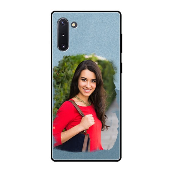 Galaxy Note 10 Custom Glass Mobile Case  - Grunge Line Art Design
