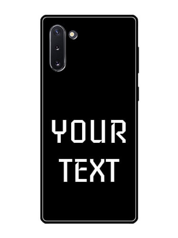 Custom Galaxy Note 10 Your Name on Glass Phone Case