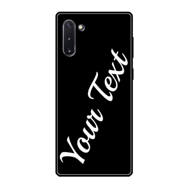 Galaxy Note 10 Custom Glass Mobile Cover with Your Name Galaxy Note 10 Custom Glass Mobile Cover with Your Name
