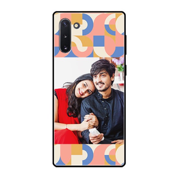 Galaxy Note 10 Photo Printing on Glass Case - Semi-circle Maze Pattern Design Galaxy Note 10 Photo Printing on Glass Case - Semi-circle Maze Pattern Design