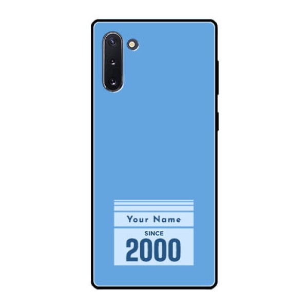 Galaxy Note 10 Custom Glass Mobile Case - Custom Year of birth Design