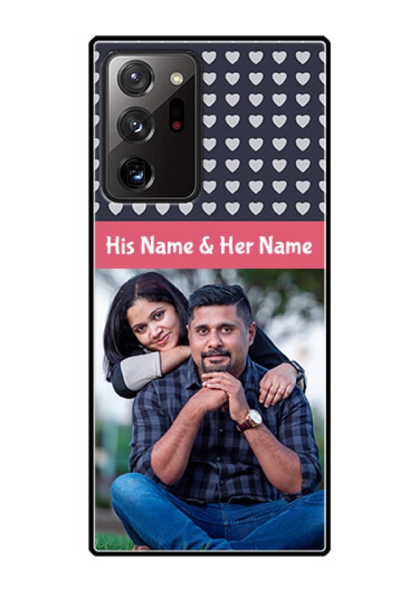Galaxy Note 20 Ultra Custom Glass Mobile Case  - Love Symbols Design