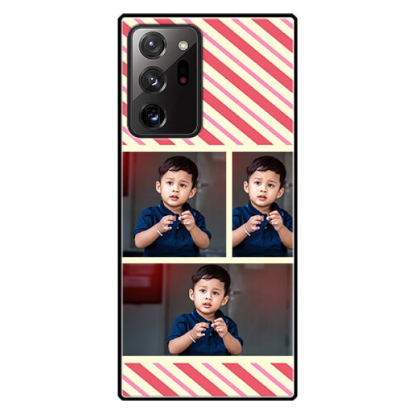 Galaxy Note 20 Ultra Personalized Glass Phone Case  - Picture Upload Mobile Case Design