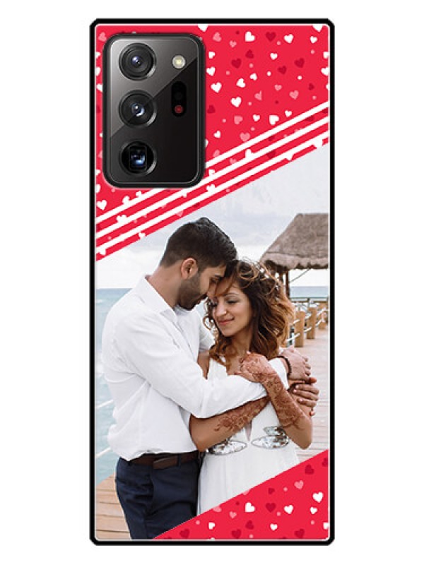 Custom Galaxy Note 20 Ultra Custom Glass Mobile Case  - Valentines Gift Design