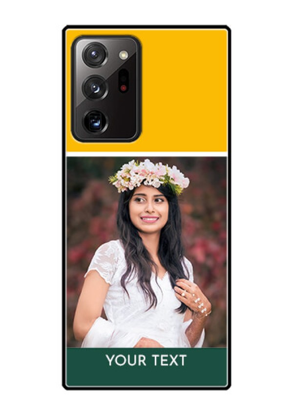 Galaxy Note 20 Ultra Photo Printing on Glass Case  - Love You Design