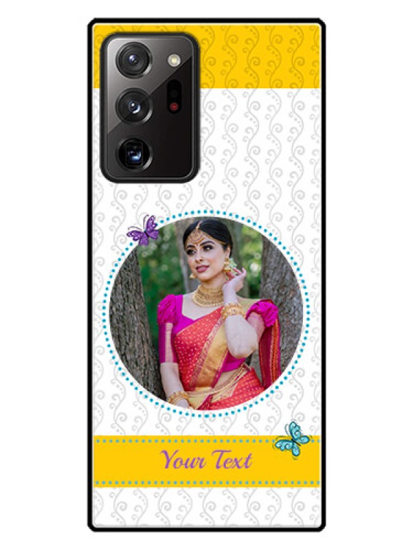 Custom Galaxy Note 20 Ultra Custom Glass Mobile Case  - Girls Premium Case Design