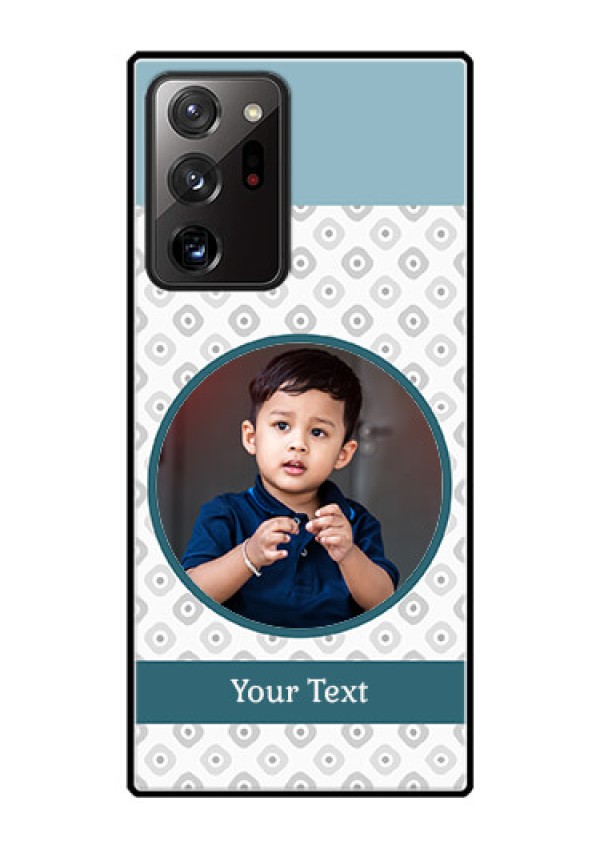 Galaxy Note 20 Ultra Personalized Glass Phone Case  - Premium Cover Design