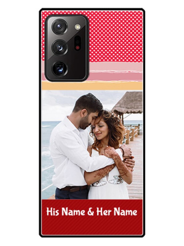 Custom Galaxy Note 20 Ultra Custom Glass Mobile Case  - Premium Case Design