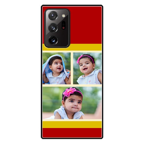 Galaxy Note 20 Ultra Custom Glass Mobile Case  - Multiple Pic Upload Design