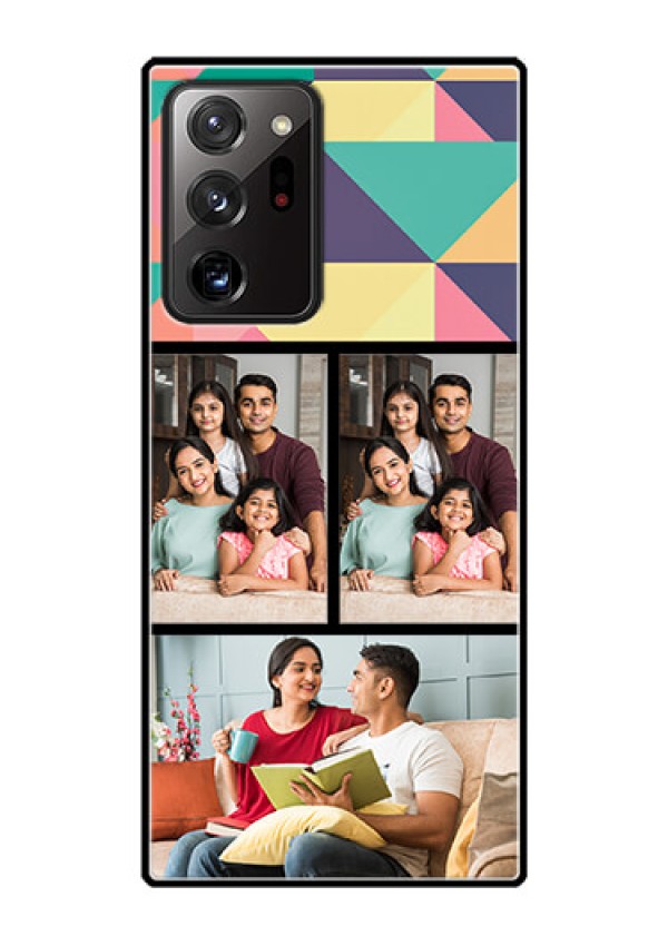 Galaxy Note 20 Ultra Custom Glass Phone Case  - Bulk Pic Upload Design