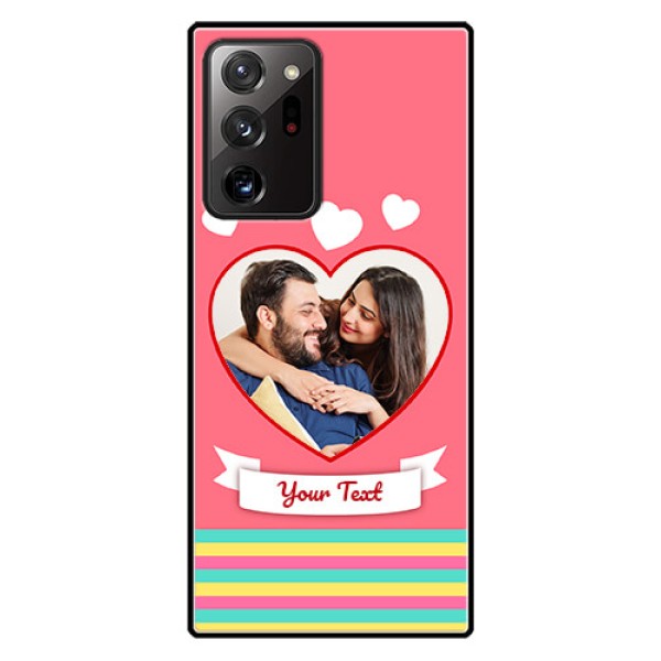Galaxy Note 20 Ultra Photo Printing on Glass Case - Love Doodle Design Galaxy Note 20 Ultra Photo Printing on Glass Case - Love Doodle Design
