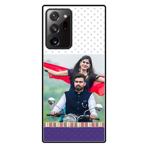Galaxy Note 20 Ultra Photo Printing on Glass Case  - Cute Family Design