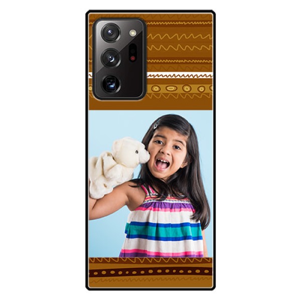 Galaxy Note 20 Ultra Custom Glass Phone Case  - Friends Picture Upload Design 
