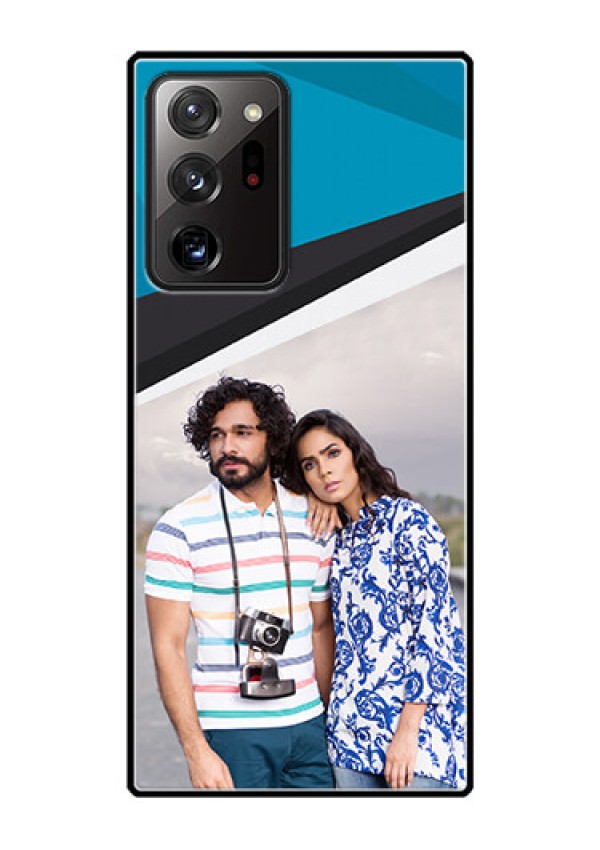 Galaxy Note 20 Ultra Photo Printing on Glass Case  - Simple Pattern Photo Upload Design