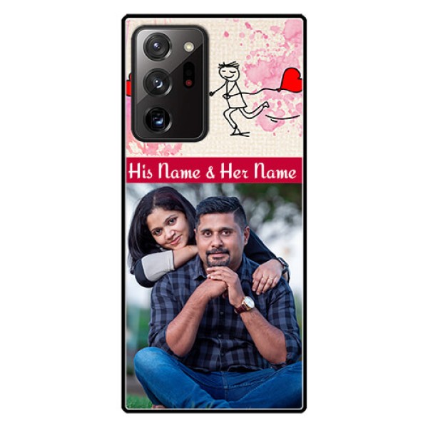 Galaxy Note 20 Ultra Photo Printing on Glass Case  - You and Me Case Design