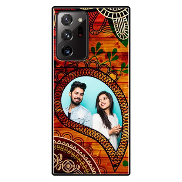 Galaxy Note 20 Ultra Personalized Glass Phone Case  - Abstract Colorful Design