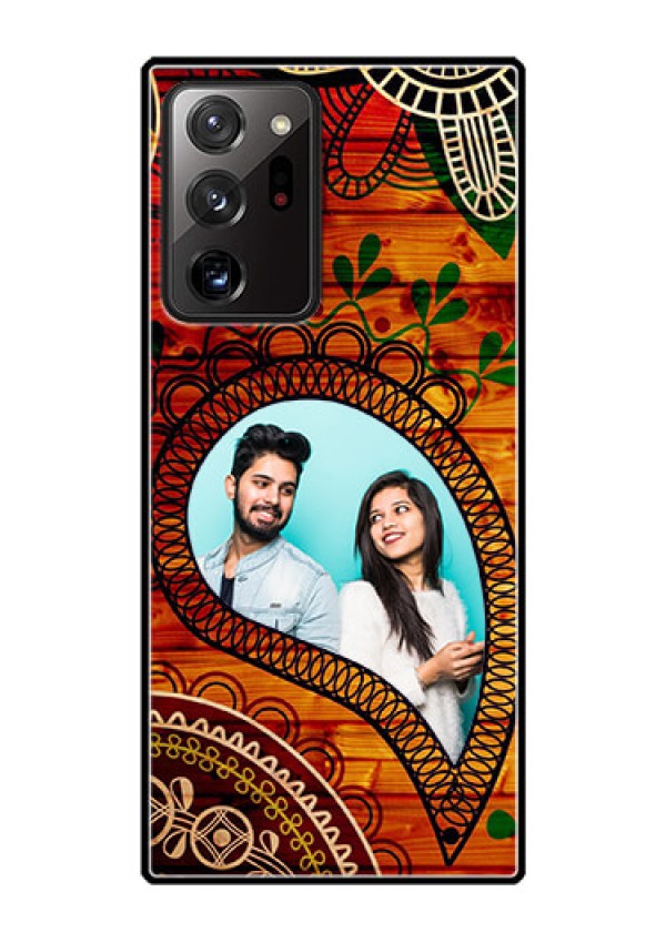 Galaxy Note 20 Ultra Personalized Glass Phone Case  - Abstract Colorful Design