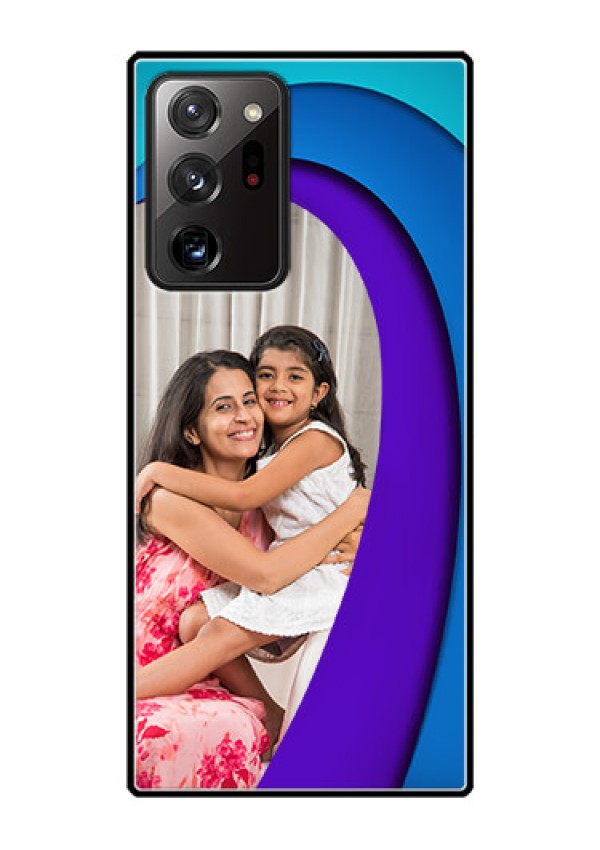 Galaxy Note 20 Ultra Photo Printing on Glass Case  - Simple Pattern Design