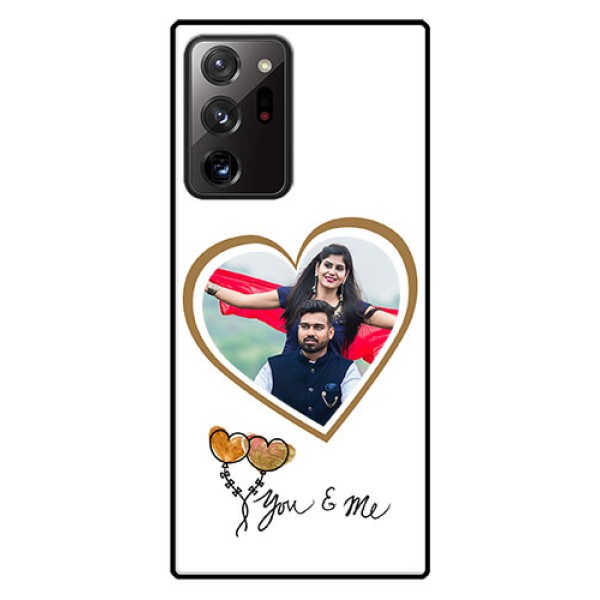 Galaxy Note 20 Ultra Custom Glass Mobile Case  - You & Me Design