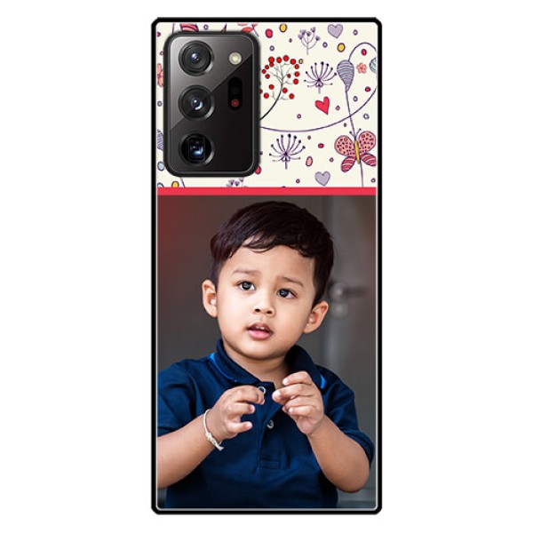 Galaxy Note 20 Ultra Custom Glass Mobile Case  - Premium Floral Design