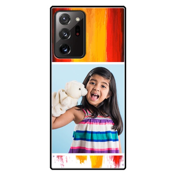 Galaxy Note 20 Ultra Personalized Glass Phone Case  - Multi Color Design