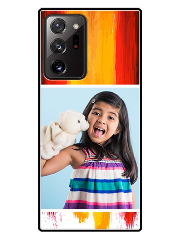 Custom Galaxy Note 20 Ultra Personalized Glass Phone Case  - Multi Color Design