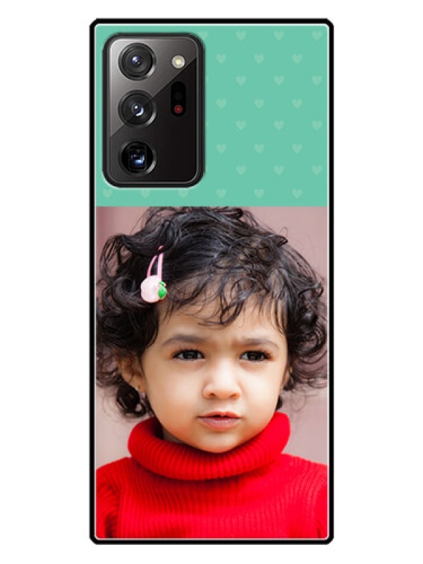 Custom Galaxy Note 20 Ultra Custom Glass Phone Case  - Lovers Picture Design