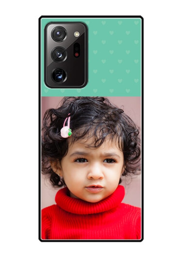 Galaxy Note 20 Ultra Custom Glass Phone Case  - Lovers Picture Design